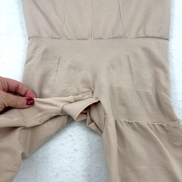 Spanx High Waist Thigh Shaper Size XL Beige Nude Red Hot Control Firming Support - Picture 2 of 7